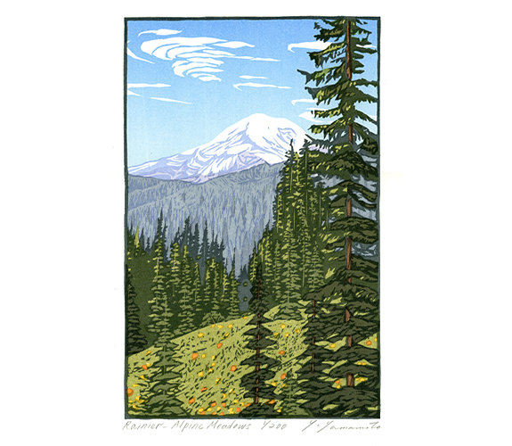 "Rainier - Mazama Ridge" - Yoshiko Yamamoto